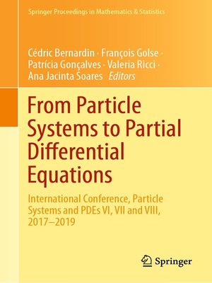 cover image of From Particle Systems to Partial Differential Equations